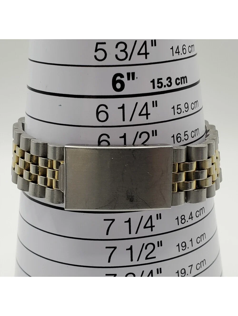 Abelle Customs Service 35mm Mens Watch Fluted Bezel Two-Tone New Battery